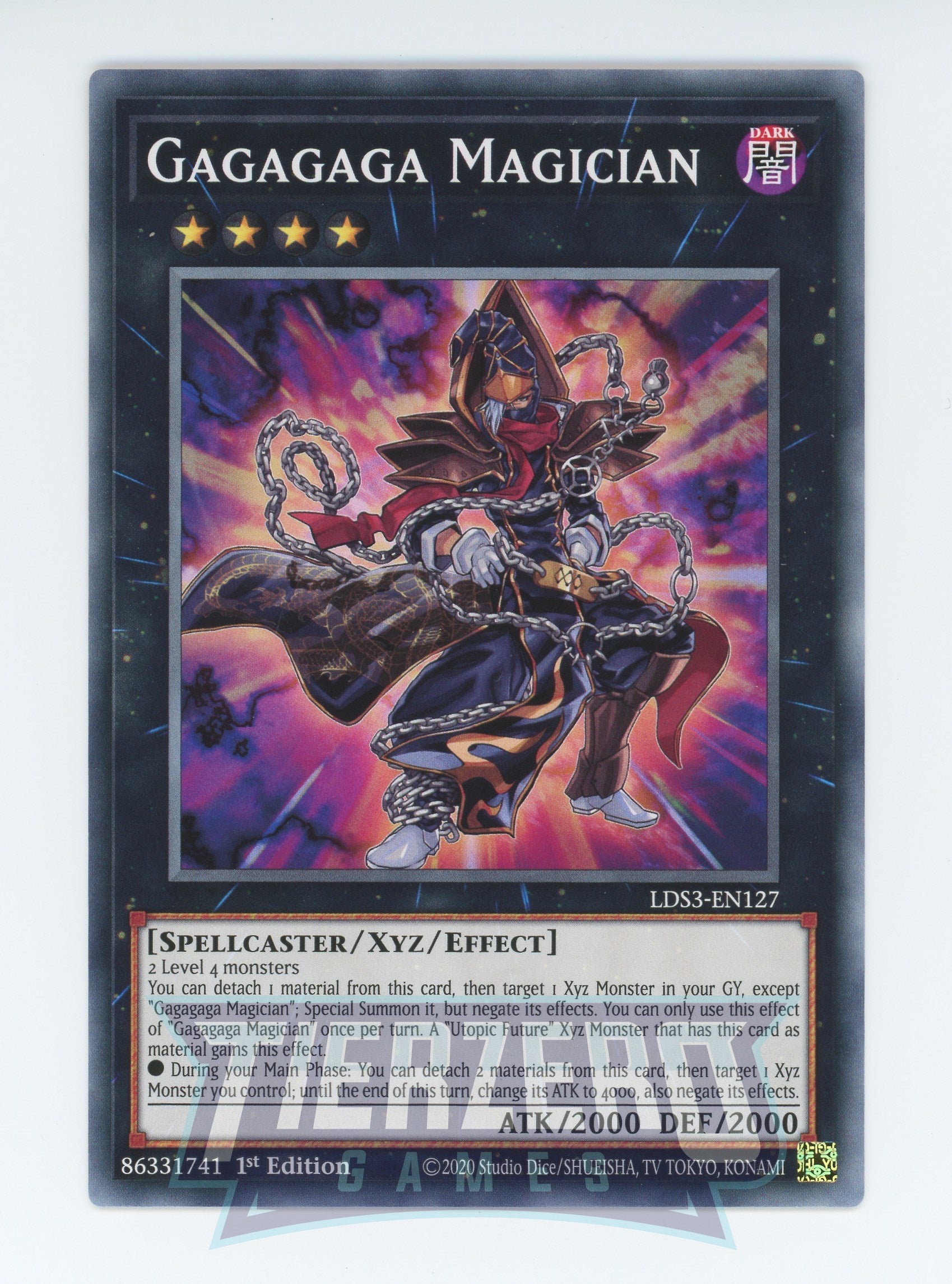 LDS3-EN127 - Gagagaga Magician - Common - Effect Xyz Monster - Legendary Duelists Season 3