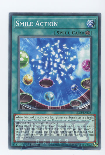 LDS3-EN133 - Smile Action - Common - Legendary Duelists: Season 3