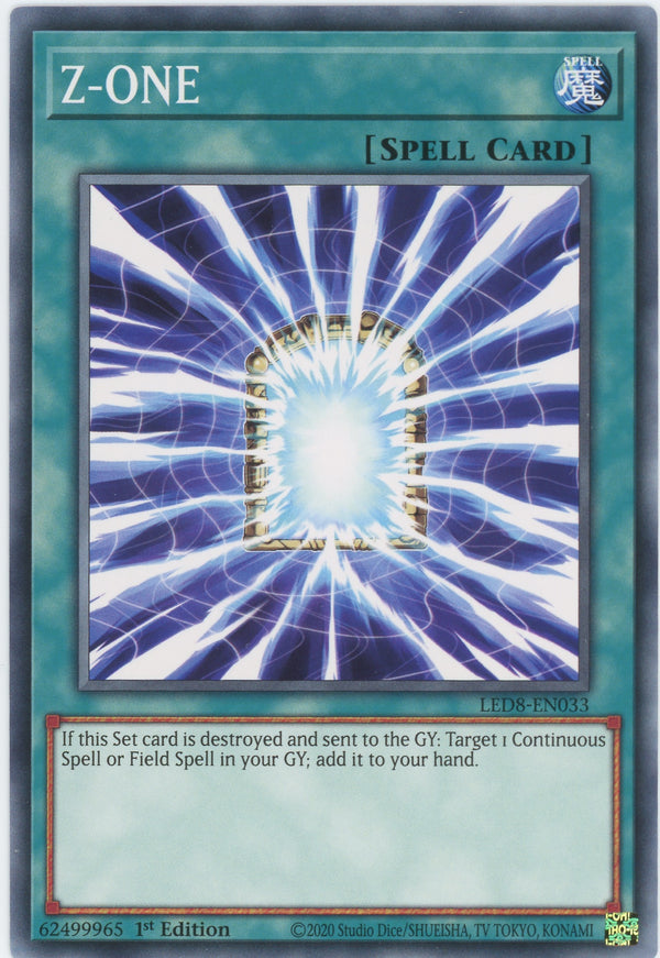 LED8-EN033 - Z-ONE - Common - Normal Spell - Legendary Duelists 8 Synchro Storm