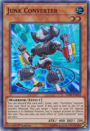 LED6-EN024 - Junk Converter - Super Rare - Effect Monster - Legendary Duelists 6 Magical Hero