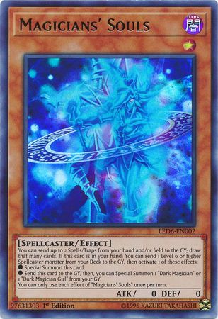 LED6-EN002 - Magicians' Souls - Ultra Rare - Effect Monster - Legendary Duelists 6 Magical Hero