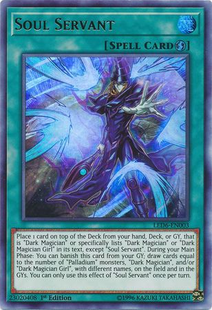 LED6-EN003 - Soul Servant - Ultra Rare - Quick-Play Spell - Legendary Duelists 6 Magical Hero