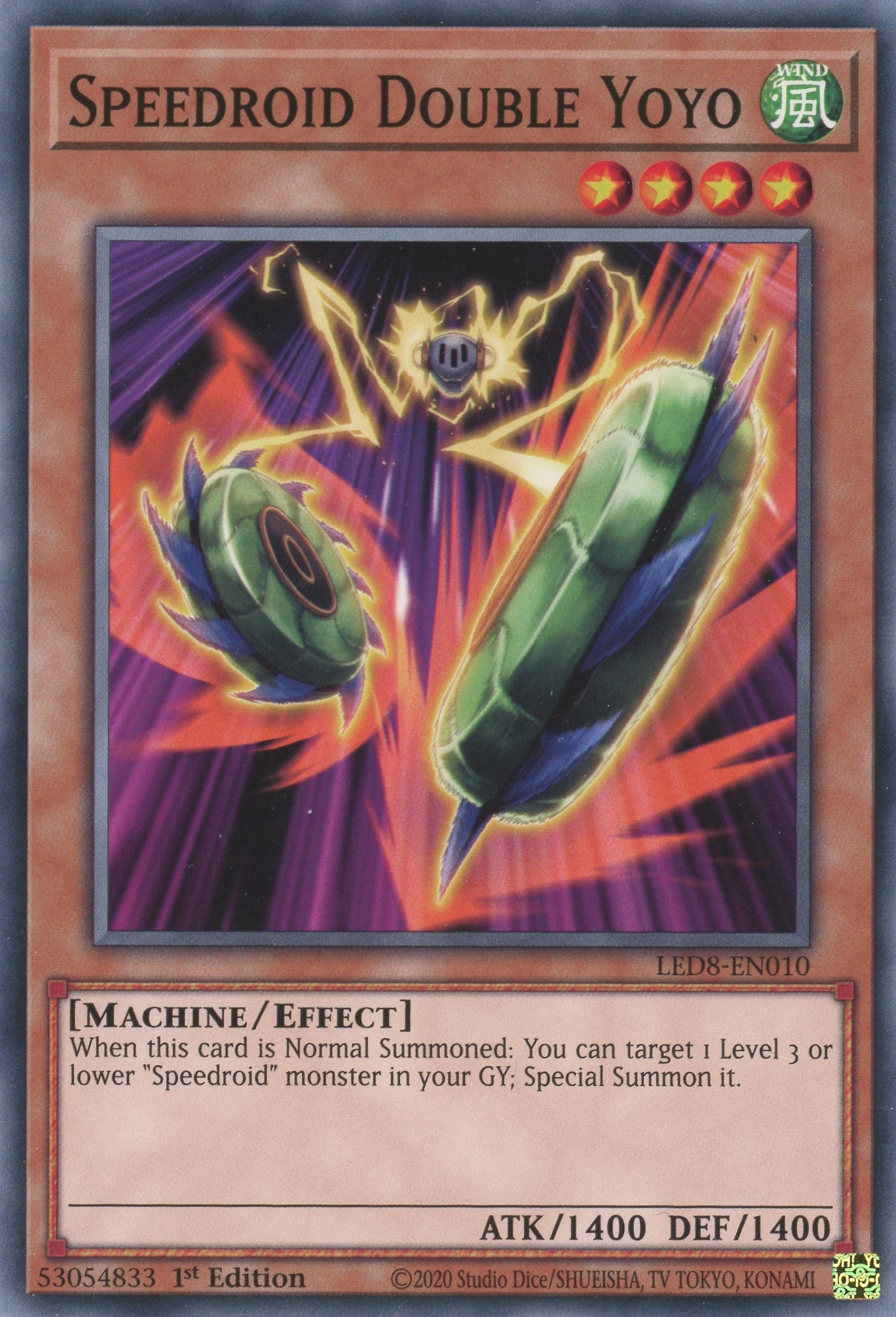 LED8-EN010 - Speedroid Double Yoyo - Common - Effect Monster - Legendary Duelists 8 Synchro Storm