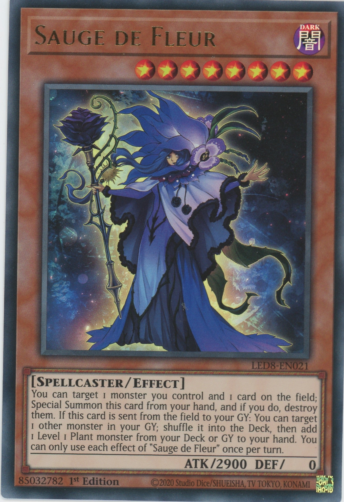 LED8-EN021 - Sauge de Fleur - Ultra Rare - Effect Monster - Legendary Duelists 8 Synchro Storm