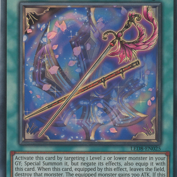LED8-EN025 - Fleuret de Fleur - Super Rare - Equip Spell