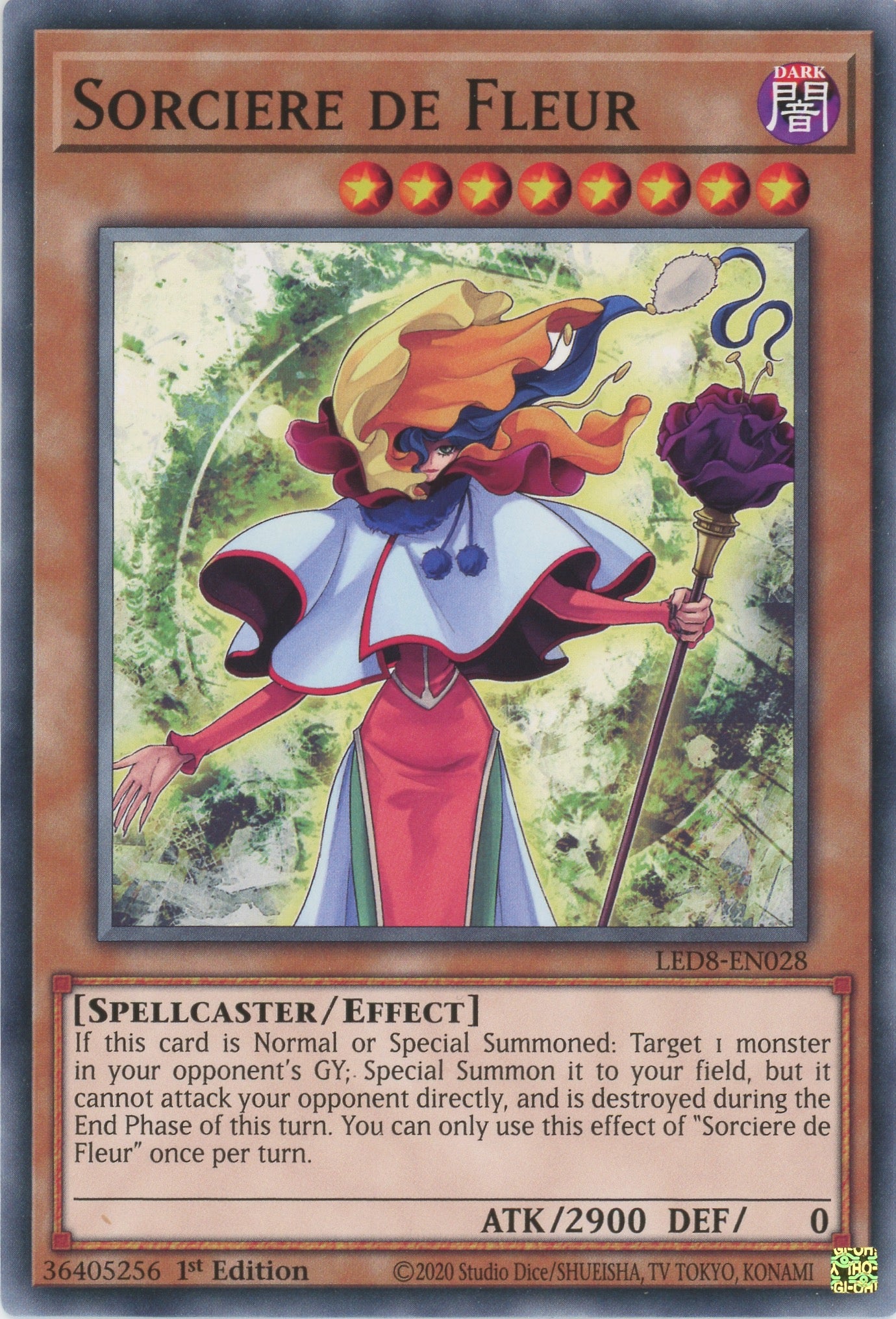 LED8-EN028 - Sorciere de Fleur - Common - Effect Monster - Legendary Duelists 8 Synchro Storm