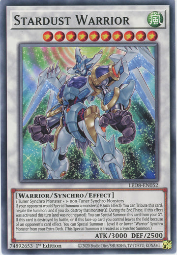 LED8-EN052 - Stardust Warrior - Common - Legendary Duelists: Synchro Storm