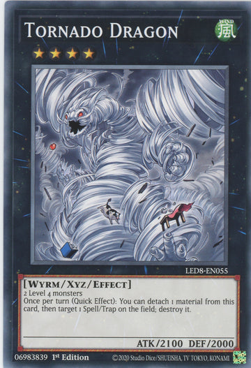 LED8-EN055 - Tornado Dragon - Common - Legendary Duelists: Synchro Storm