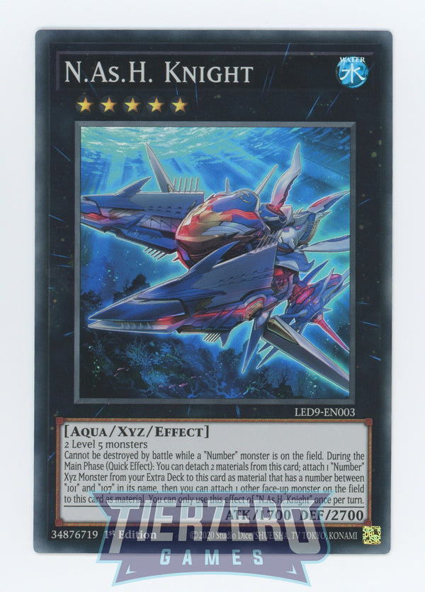 LED9-EN003 - N.As.H. Knight - Super Rare - Effect Xyz Monster - Legendary Duelists 9 Duels from the Deep
