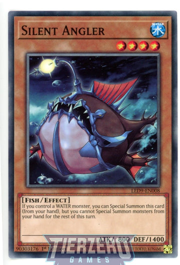 LED9-EN008 - Silent Angler - Common - Legendary Duelists: Duels From the Deep