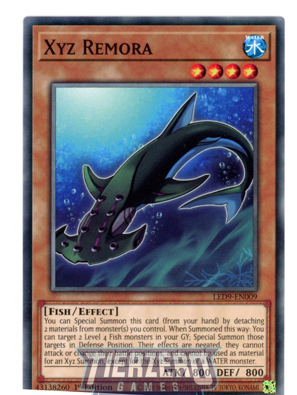 LED9-EN009 - Xyz Remora - Common - Effect Monster - Legendary Duelists 9 Duels from the Deep