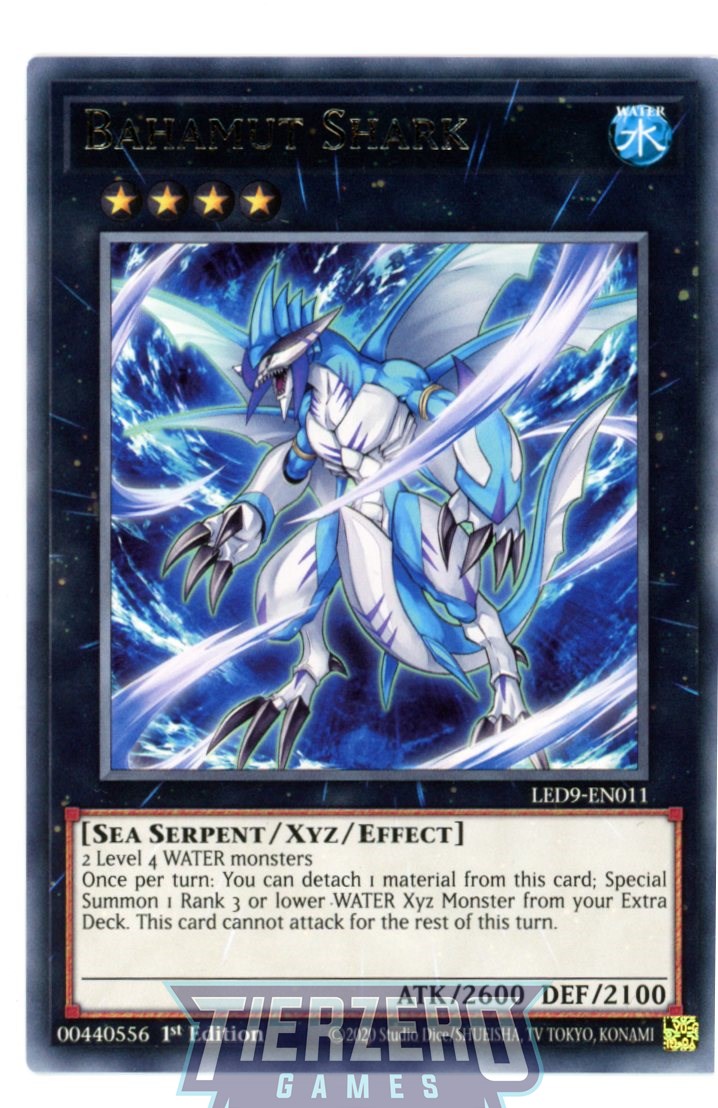 LED9-EN011 - Bahamut Shark - Rare - Effect Xyz Monster - Legendary Duelists 9 Duels from the Deep