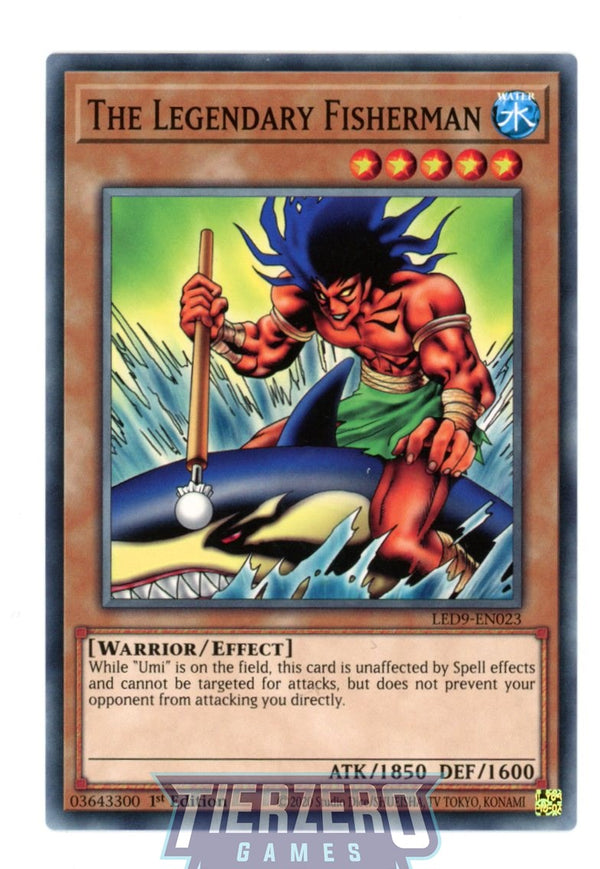 LED9-EN023 - The Legendary Fisherman - Common - Effect Monster - Legendary Duelists 9 Duels from the Deep