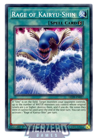 LED9-EN027 - Rage of Kairyu-Shin - Common - Legendary Duelists: Duels From the Deep