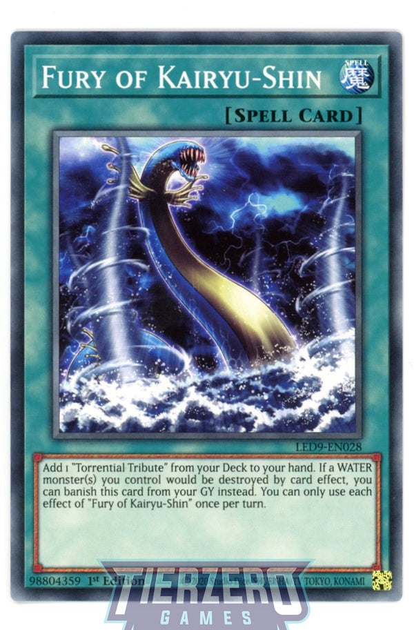 LED9-EN028 - Fury of Kairyu-Shin - Common - Normal Spell - Legendary Duelists 9 Duels from the Deep
