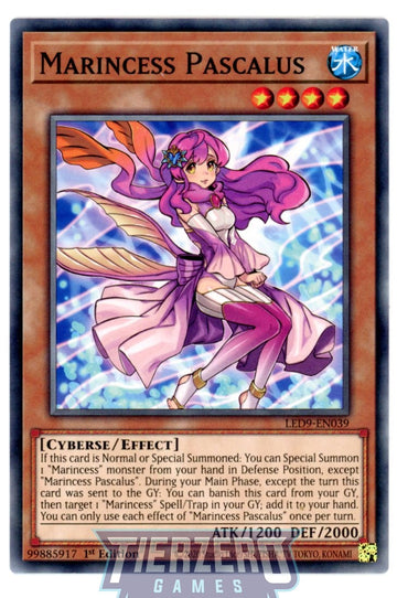 LED9-EN039 - Marincess Pascalus - Common - Legendary Duelists: Duels From the Deep