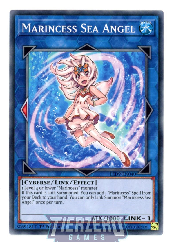 LED9-EN040 - Marincess Sea Angel - Common - Effect Link Monster - Legendary Duelists 9 Duels from the Deep