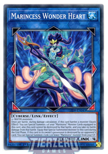 LED9-EN043 - Marincess Wonder Heart - Common - Legendary Duelists: Duels From the Deep