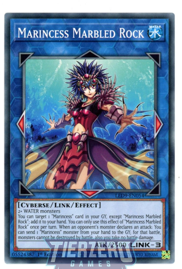 LED9-EN054 - Marincess Marbled Rock - Common - Effect Link Monster - Legendary Duelists 9 Duels from the Deep