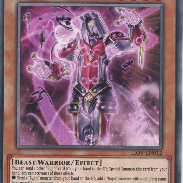 bujin monsters LIOV-EN012 - Bujin Mahitotsu - Common - Effect Monster