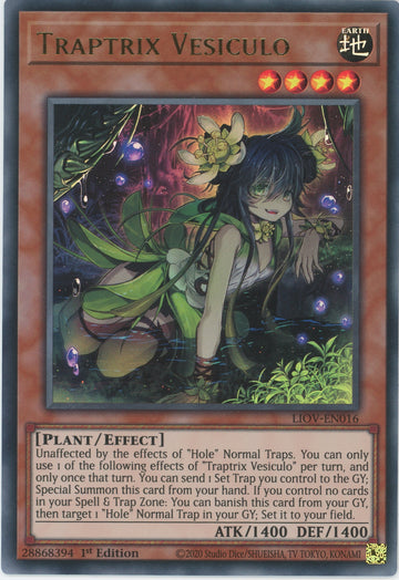 LIOV-EN016 - Traptrix Vesiculo - Ultra Rare - Lightning Overdrive