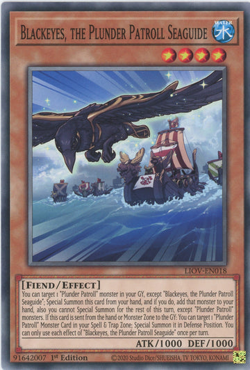 LIOV-EN018 - Blackeyes, the Plunder Patroll Seaguide - Common - Lightning Overdrive