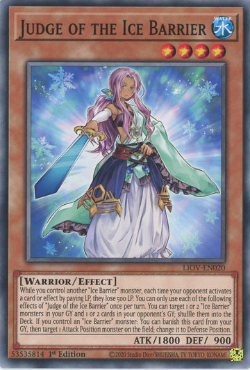 LIOV-EN020 - Judge of the Ice Barrier - Common - Lightning Overdrive