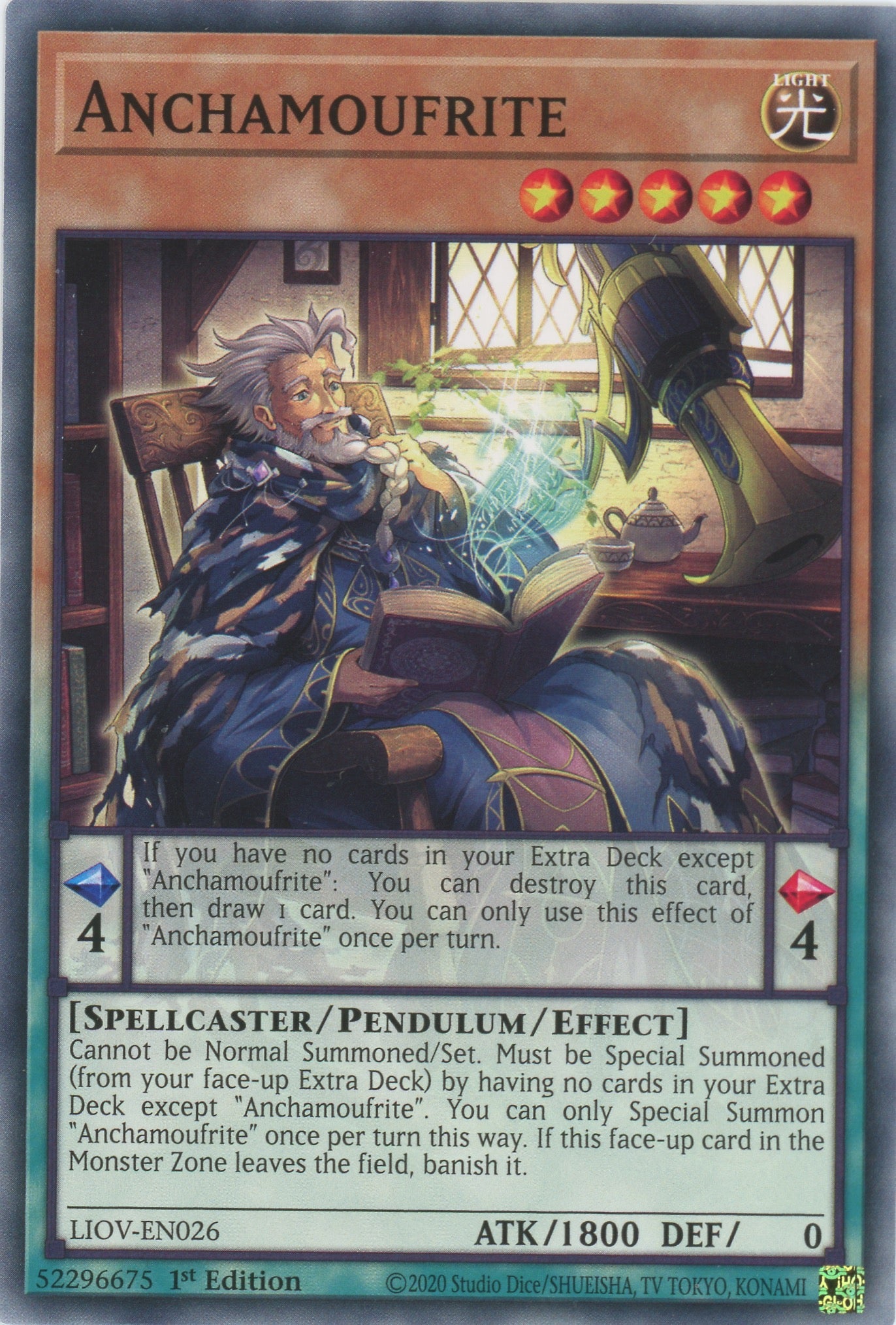 LIOV-EN026 - Anchamoufrite - Common - Effect Pendulum Monster - Lightning Overdrive