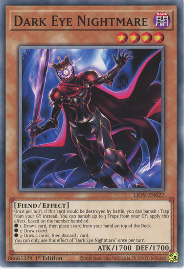 LIOV-EN027 - Dark Eye Nightmare - Common - Lightning Overdrive