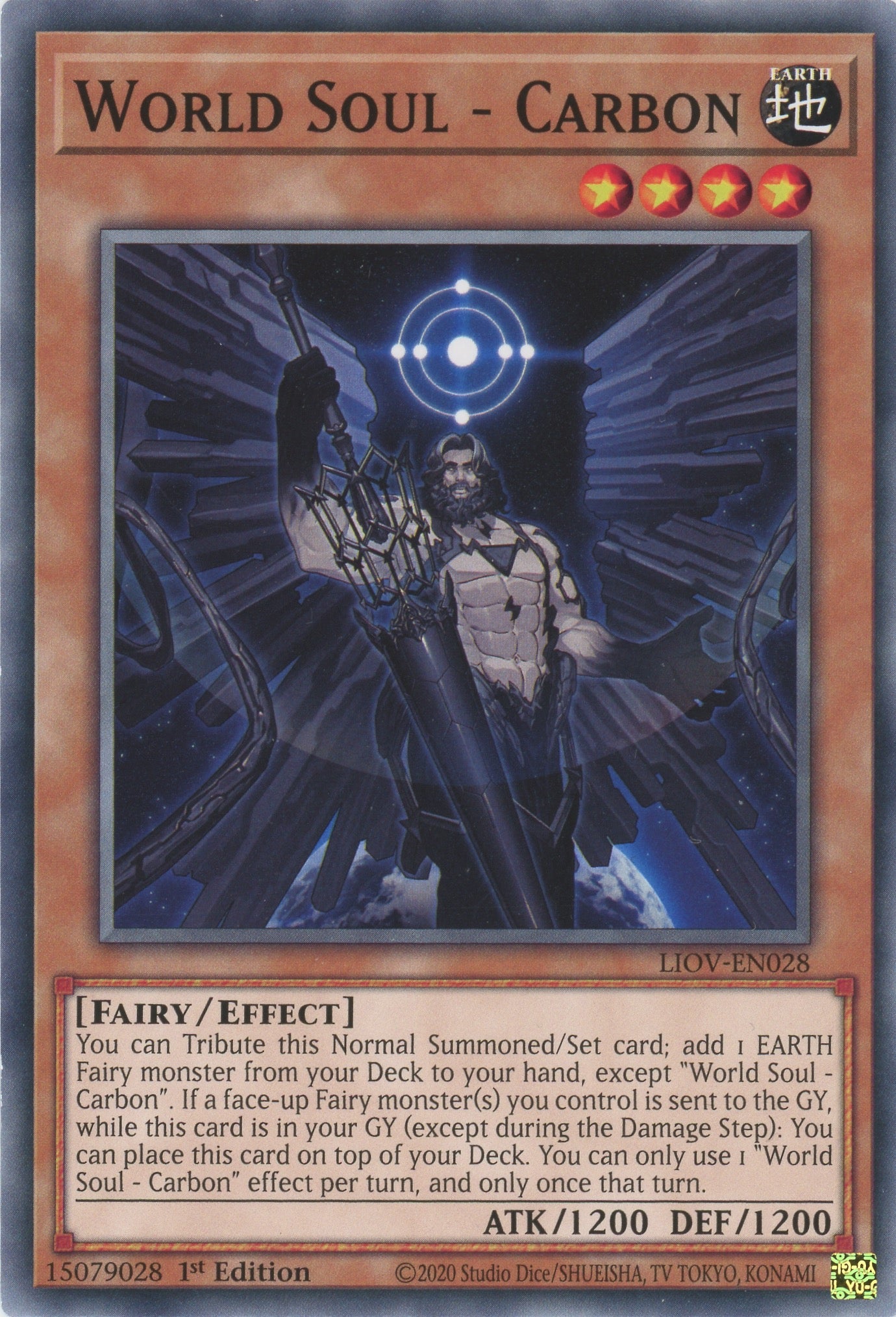 LIOV-EN028 - World Soul - Carbon - Common - Effect Monster - Lightning Overdrive