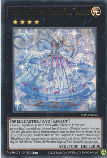 LIOV-EN042 - Rilliona, the Wondrous Magistus Witch Wardrobe - Ultra Rare - Lightning Overdrive