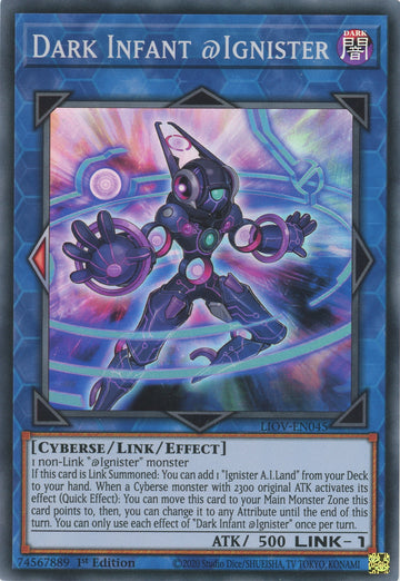 LIOV-EN045 - Dark Infant @Ignister - Super Rare - Lightning Overdrive