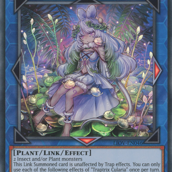 plant link monsters yugioh LIOV-EN046 - Traptrix Cularia - Ultra Rare - Effect Link Monster