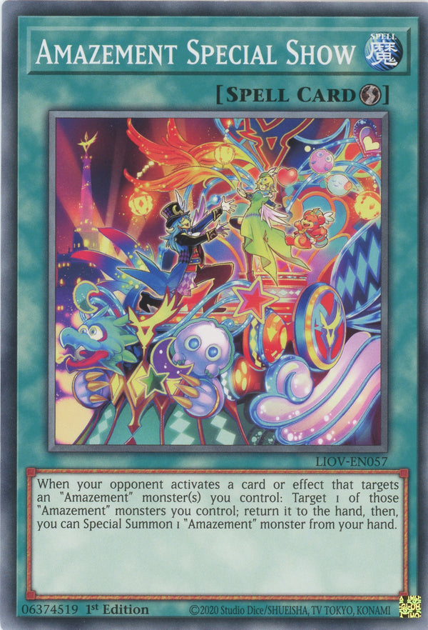 LIOV-EN057 - Amazement Special Show - Common - Quick-Play Spell - Lightning Overdrive
