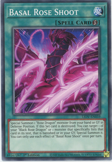 LIOV-EN059 - Basal Rose Shoot - Common - Lightning Overdrive