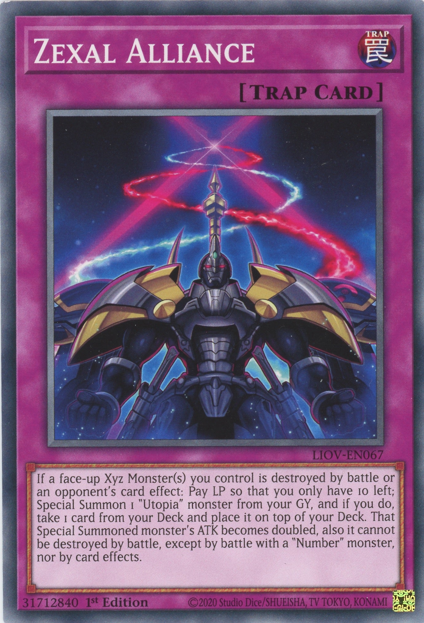 LIOV-EN067 - Zexal Alliance - Common - Normal Trap - Lightning Overdrive