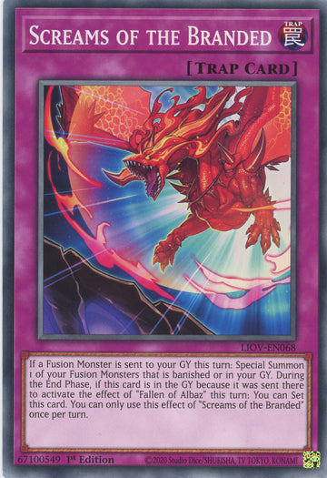 LIOV-EN068 - Screams of the Branded - Common - Lightning Overdrive