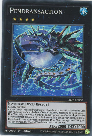 LIOV-EN083 - Pendransaction - Super Rare - Lightning Overdrive