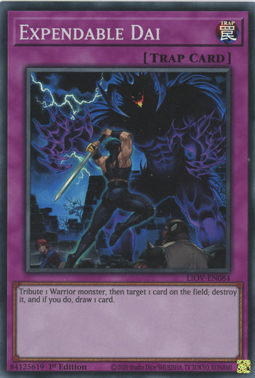 LIOV-EN084 - Expendable Dai - Super Rare - Lightning Overdrive