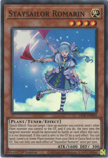 LIOV-EN094 - Staysailor Romarin - Super Rare - Lightning Overdrive