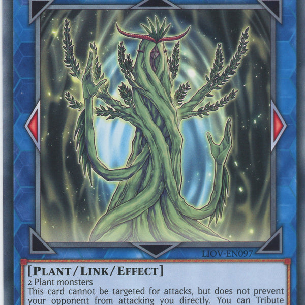 yugioh plant link monsters LIOV-EN097 - Sunavalon Daphne - Common - Effect Link Monster