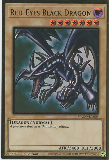 MAGO-EN003 - Red-Eyes Black Dragon - Premium Gold Rare - Maximum Gold