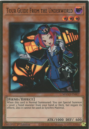 MAGO-EN007 - Tour Guide From the Underworld - Premium Gold Rare - Maximum Gold