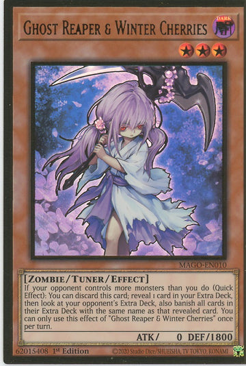 MAGO-EN010 - Ghost Reaper & Winter Cherries - Premium Gold Rare - Maximum Gold