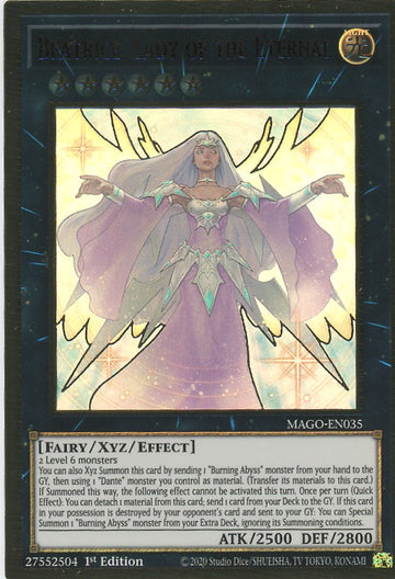 MAGO-EN035 - Beatrice, Lady of the Eternal - Premium Gold Rare - Maximum Gold
