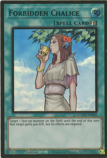 MAGO-EN048 - Forbidden Chalice - Premium Gold Rare - Maximum Gold