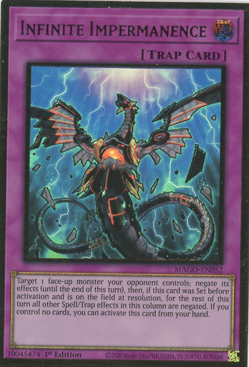 MAGO-EN052 - Infinite Impermanence - Premium Gold Rare - Maximum Gold