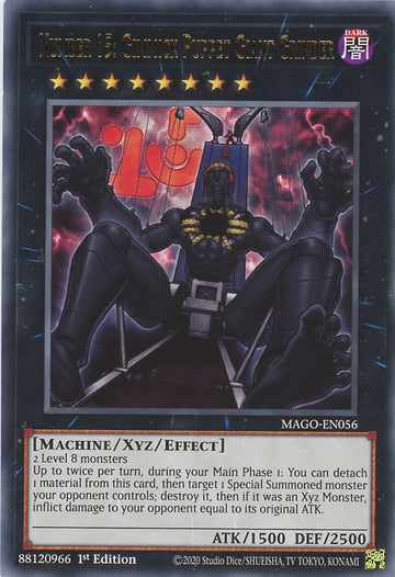 MAGO-EN056 - Number 15: Gimmick Puppet Giant Grinder - Rare - Maximum Gold