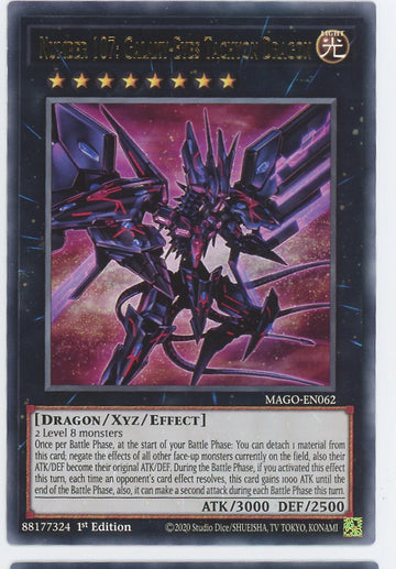 MAGO-EN062 - Number 107: Galaxy-Eyes Tachyon Dragon - Rare - Maximum Gold
