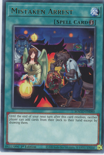 MAGO-EN080 - Mistaken Arrest - Rare - Maximum Gold